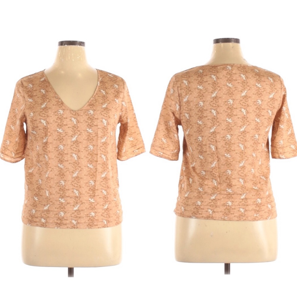 URBAN OUTFITTERS Pins & Needles, bird print top, L